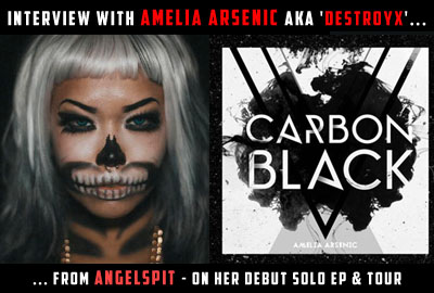 Amelia Arsenic Destroyx Angelspit Musician Singer Vocalist Musician Solo Project Artist Image Photo Picture